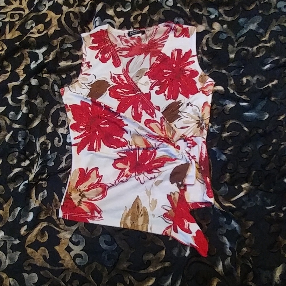 Modern floral blouse